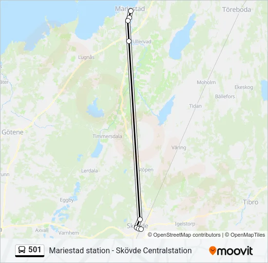 501  Line Map