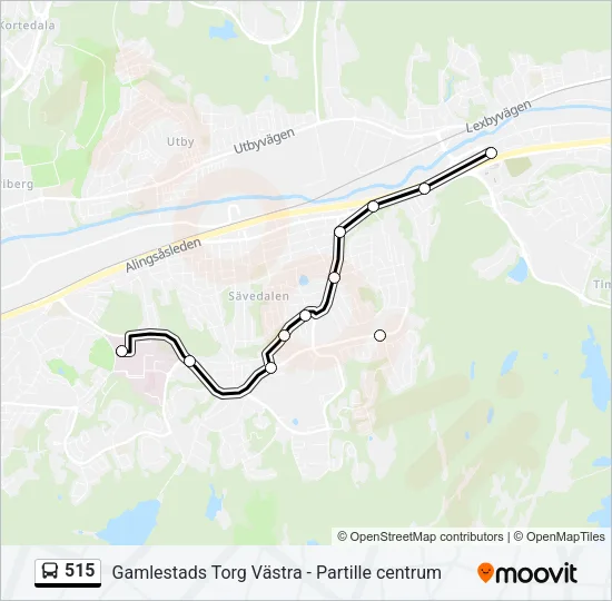 515  Line Map