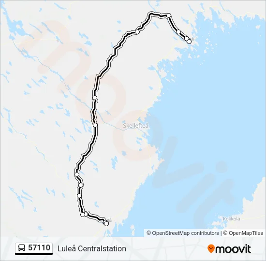 57110 Bus Line Map