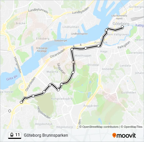 11 Light Rail Line Map