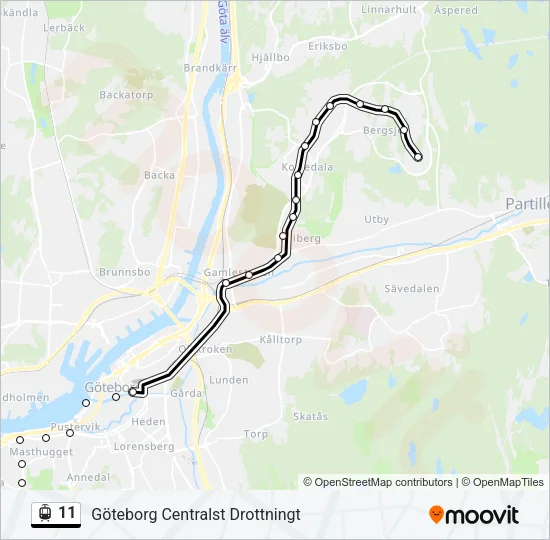 11 Light Rail Line Map