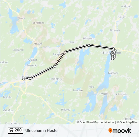 200  Line Map