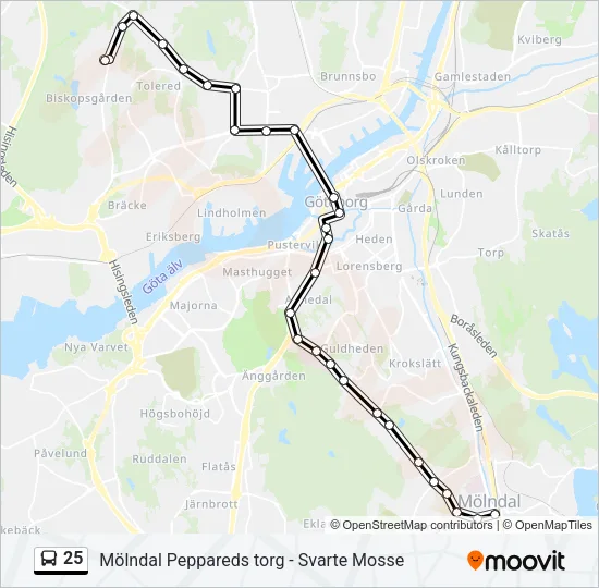 25  Line Map