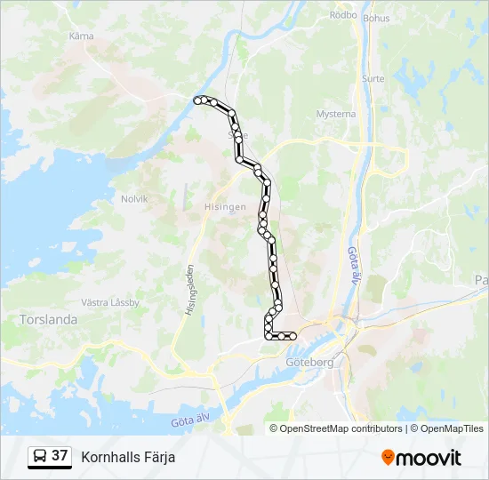 37  Line Map