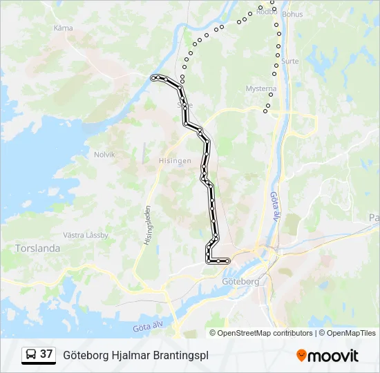 37  Line Map