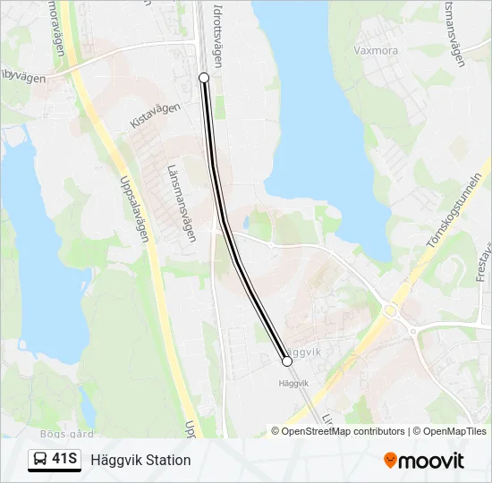 41S Bus Line Map