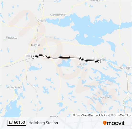 60153 Bus Line Map