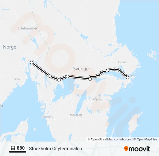 880  Line Map
