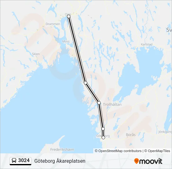 3024 Bus Line Map