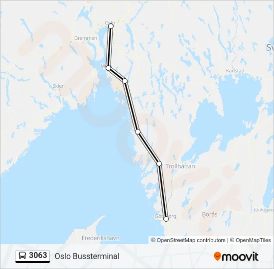 3063 Bus Line Map