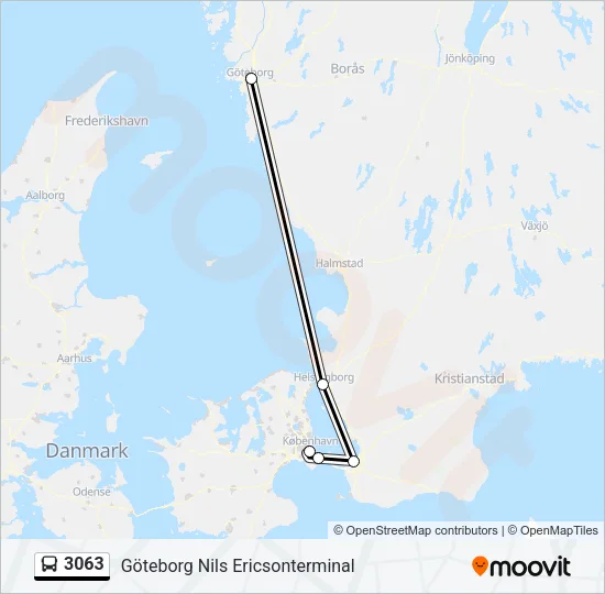 3063 Bus Line Map