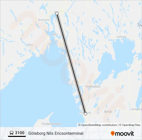 3100 Bus Line Map