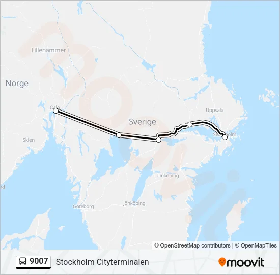 9007 Bus Line Map