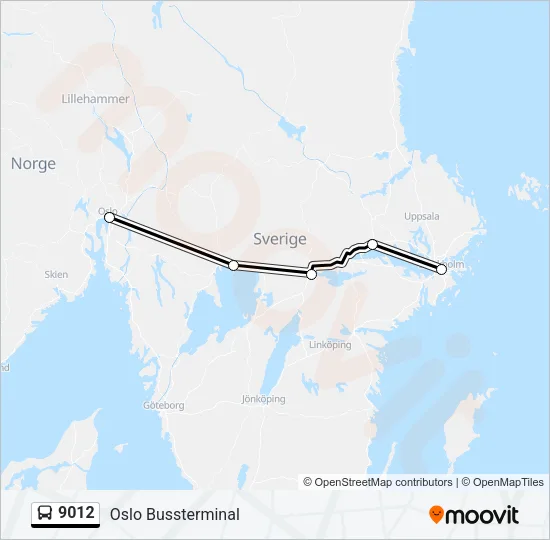 9012 Bus Line Map