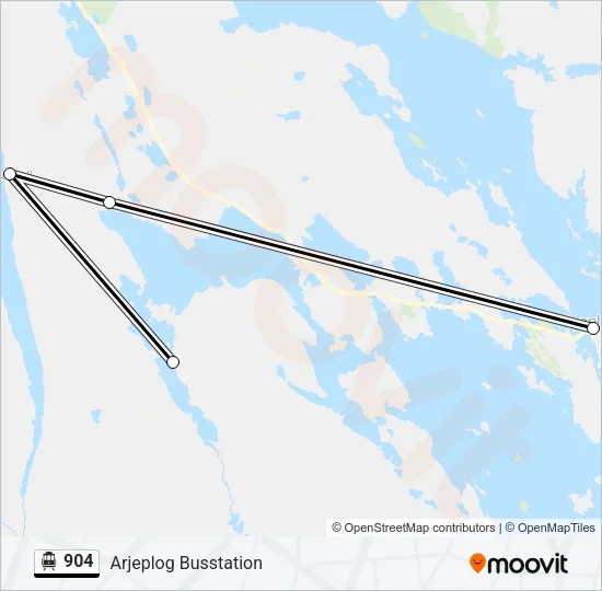 904 Cable Car Line Map