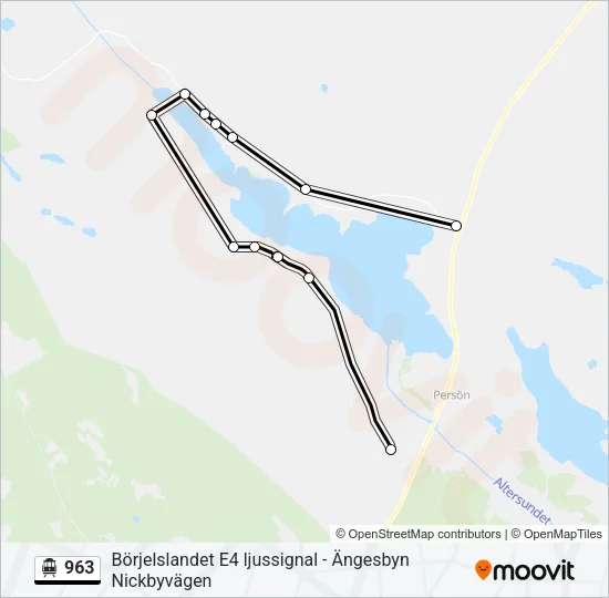963 Cable Car Line Map
