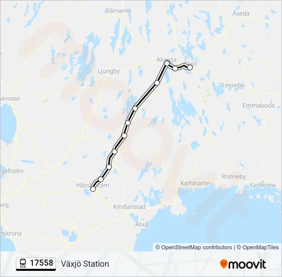 17558 Train Line Map