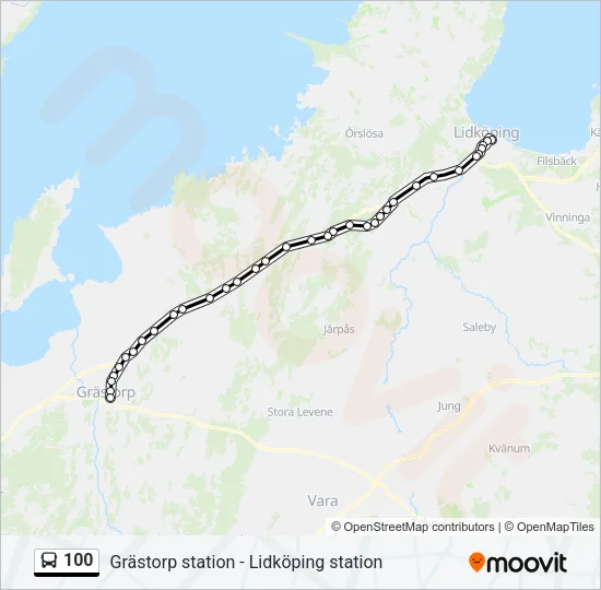 100  Line Map