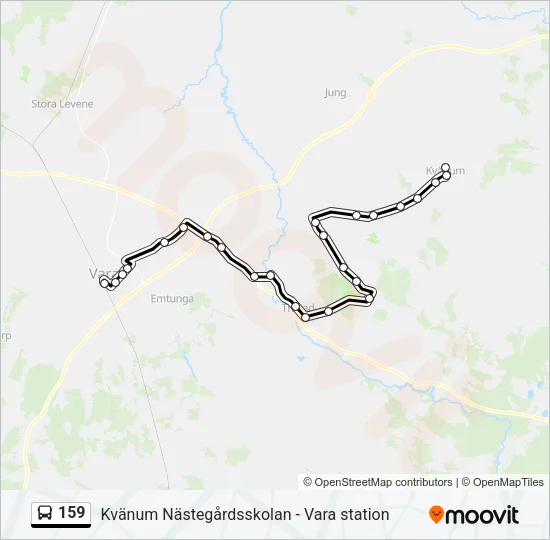 159  Line Map