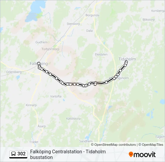 302  Line Map