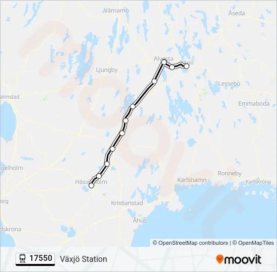 17550 Train Line Map