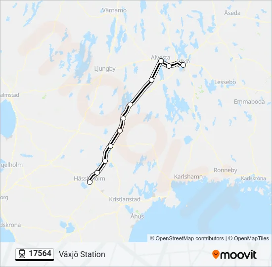 17564 Train Line Map