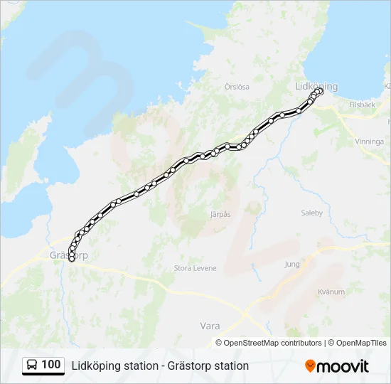 100  Line Map