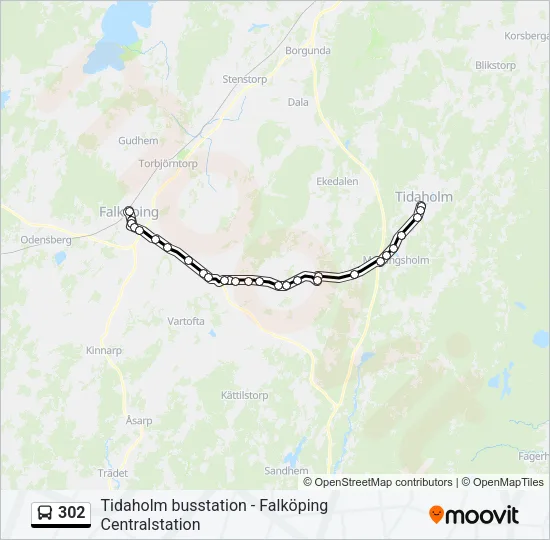 302  Line Map
