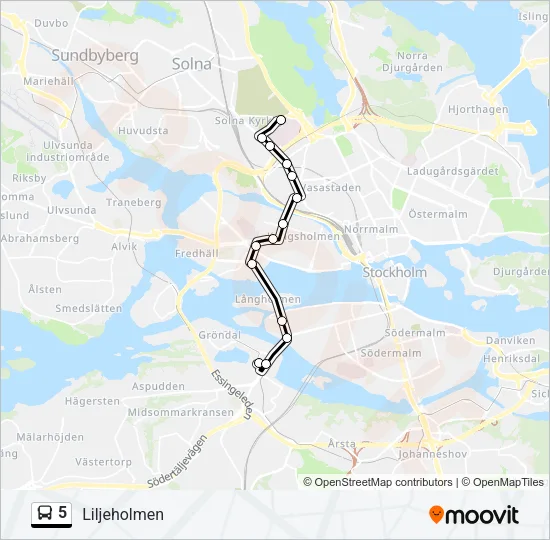 5  Line Map