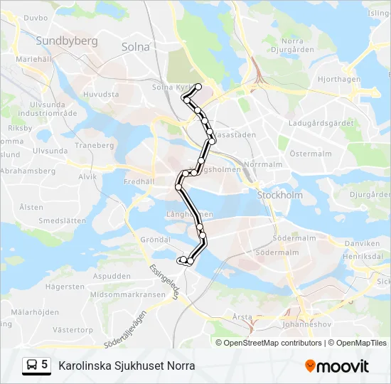 5  Line Map