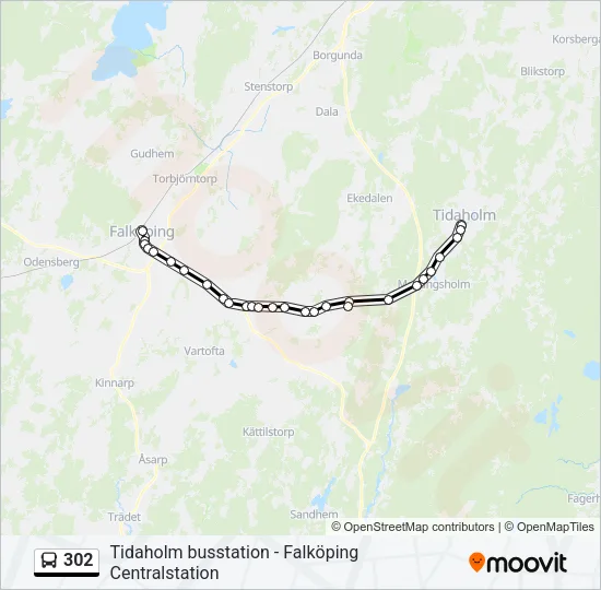 302  Line Map