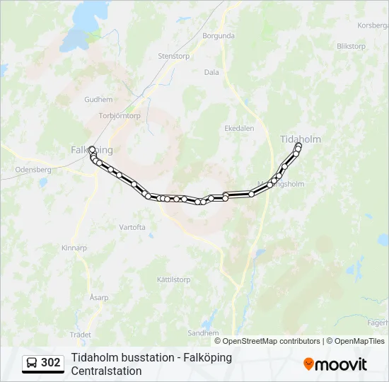 302  Line Map