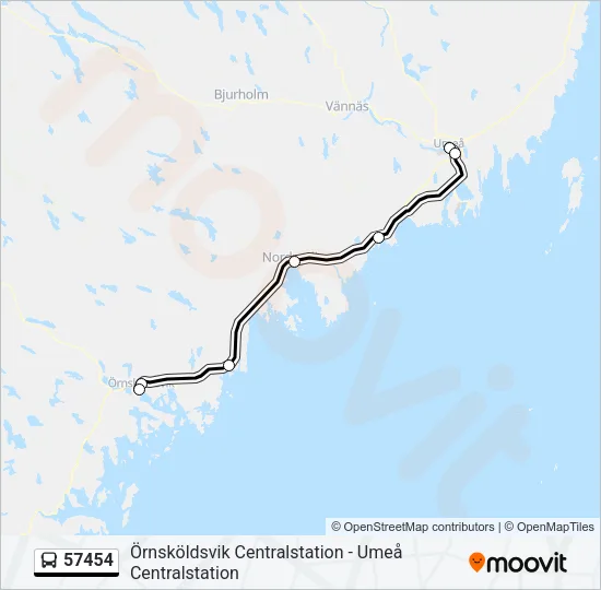 57454 Bus Line Map