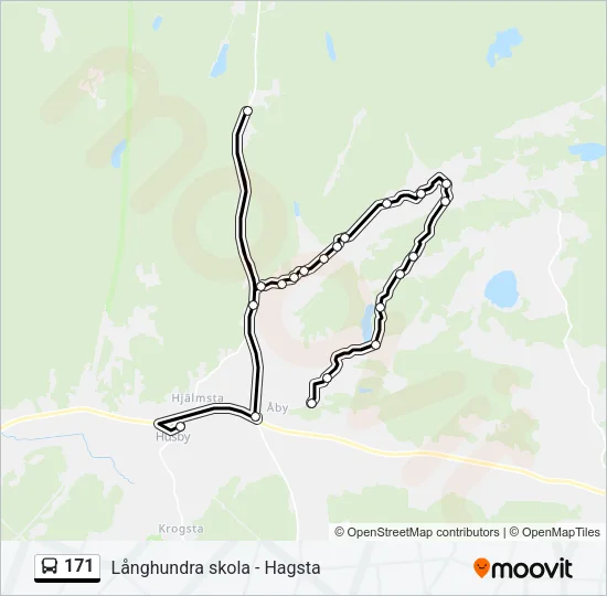 171 Bus Line Map