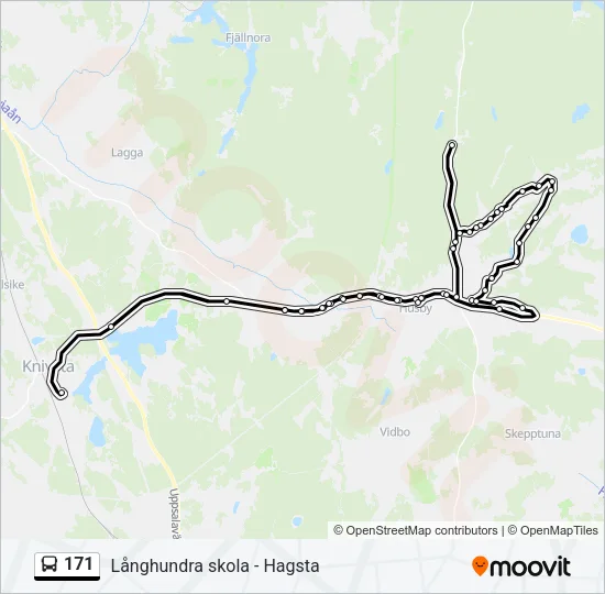 171 Bus Line Map