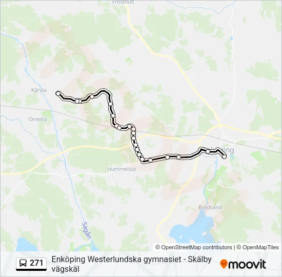 271 Bus Line Map