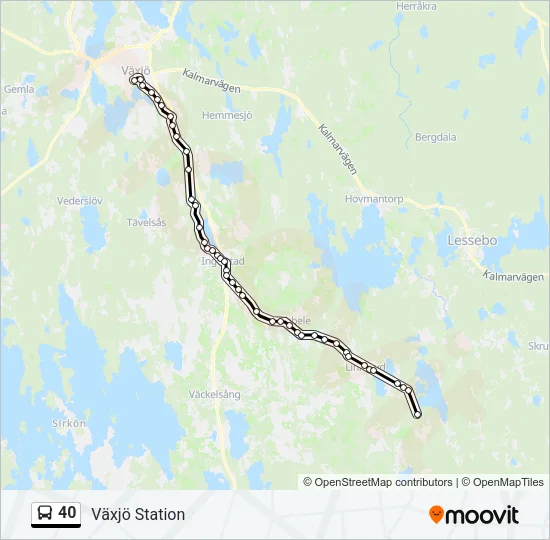 40  Line Map