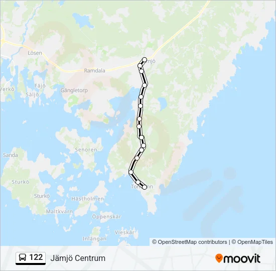 122  Line Map