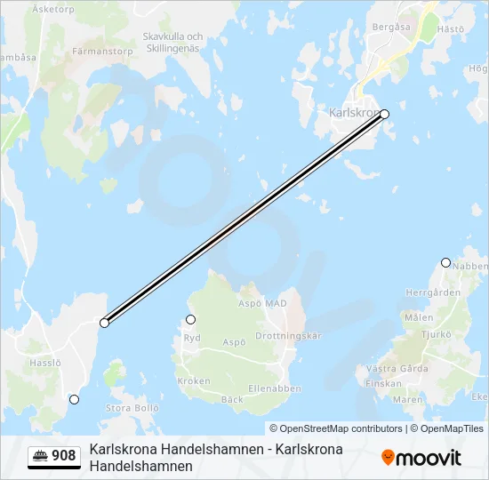 908 Ferry Line Map