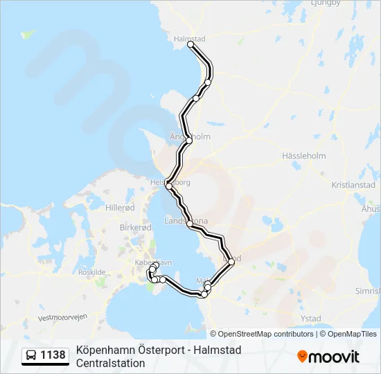 1138 Bus Line Map