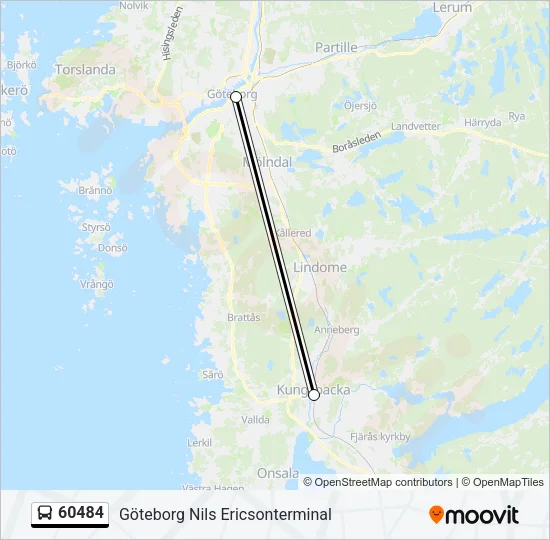 60484 Bus Line Map