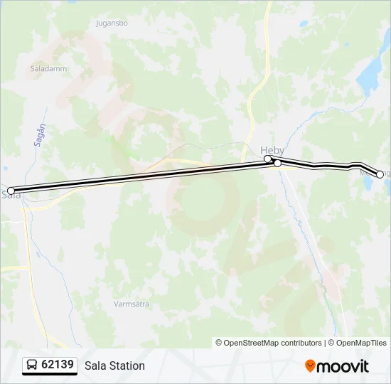 62139 Bus Line Map