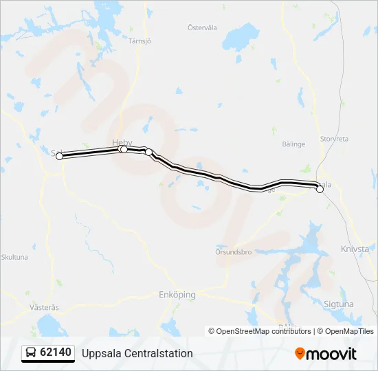 62140 Bus Line Map