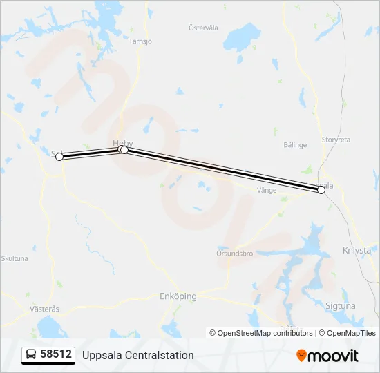 58512 Bus Line Map