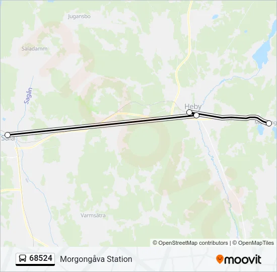 68524 Bus Line Map