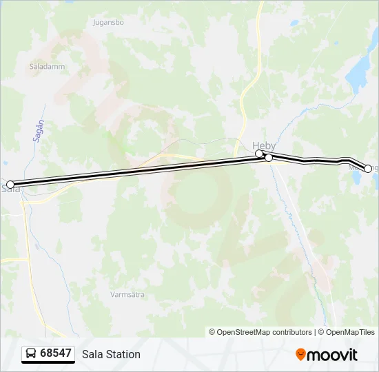68547 Bus Line Map
