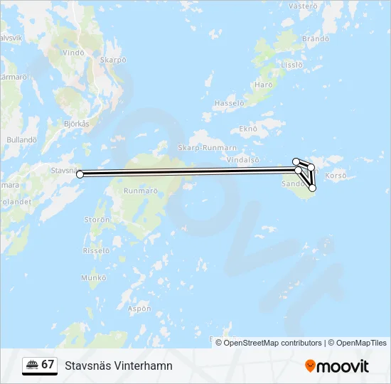 67 Ferry Line Map