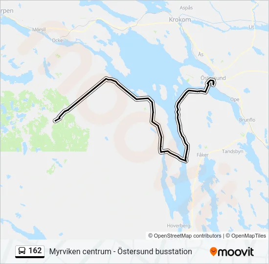 162 Bus Line Map