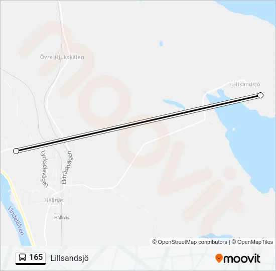 165 Bus Line Map