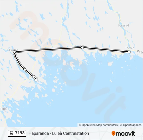 7193 Train Line Map